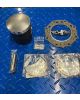 Piston Kit with Head Gasket for Honda FL400R Pilot ATV—Includes piston (select size), pin, rings, and clips