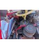 Unfinished Pipe, Coloring happens after riding. Pipe will need to be clear coated to preserve coloring from rust.