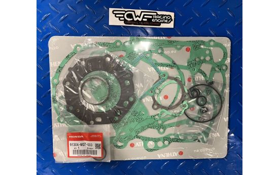 Complete Engine Gasket Kit with All O-Rings for 1989 Honda FL400R Pilot ATV—including steel head gasket and crankshaft O-ring