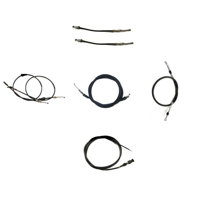 Complete Made in USA Cable Kit for Honda FL350 Odyssey ATV—including throttle, shifter, choke, brake master cylinder, and parking brake cables