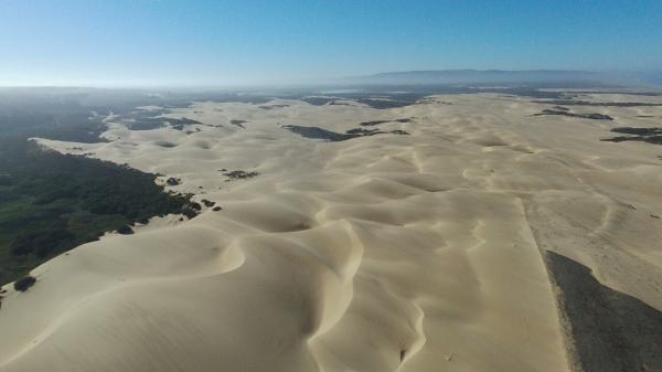 Drone Shot of Main Play Area of Oceano Dunes OHV