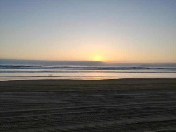 Sunset on the Beach at Oceano Dunes OHV